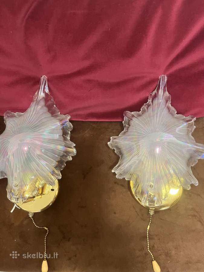 Sieniniai šviestuvai perlamutriniai