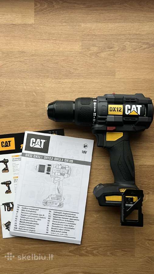 Cat Dx12 Akumuliatorinis Smūginis gręžtuvas 18v