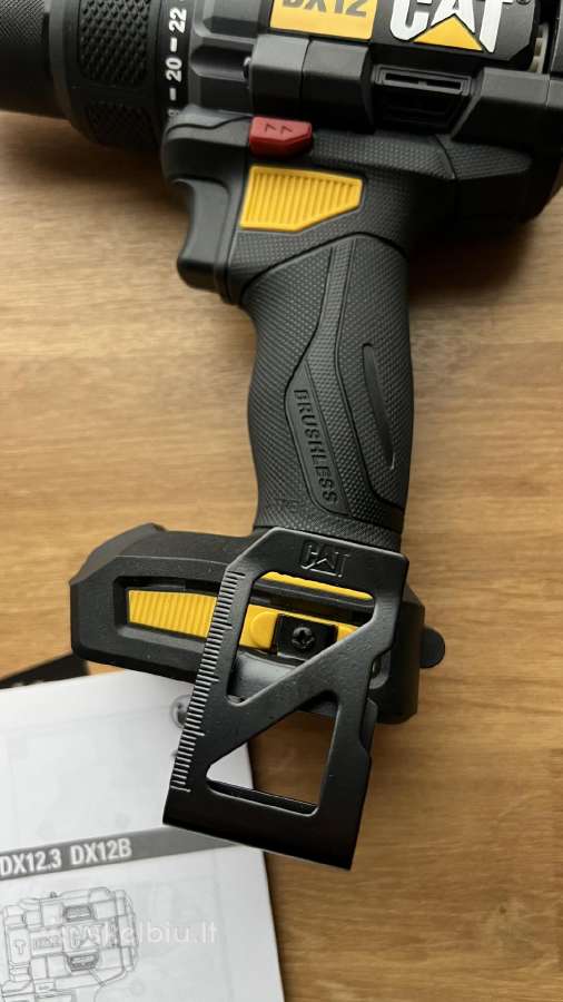 Cat Dx12 Akumuliatorinis Smūginis gręžtuvas 18v - nuotraukos Nr. 6