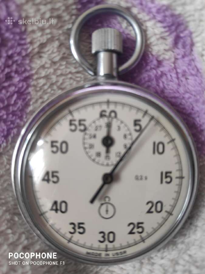 Chronometras,idialus su dezute 2s.