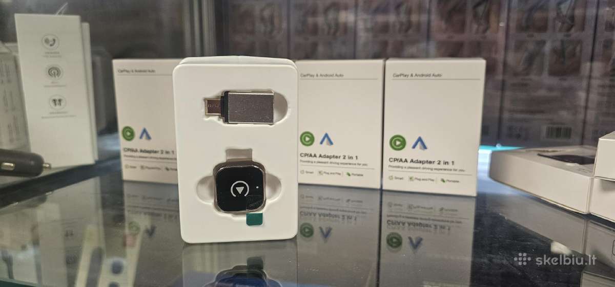 2in1 belaidis Carplay adapteris Android Auto - nuotraukos Nr. 2