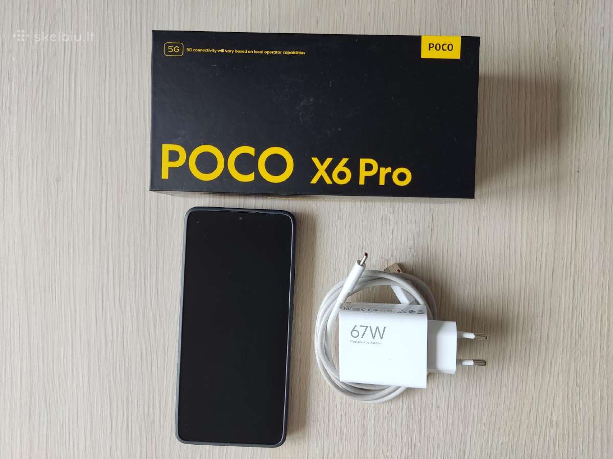 Poco X6 Pro 12/512 GB Yellow geltonas