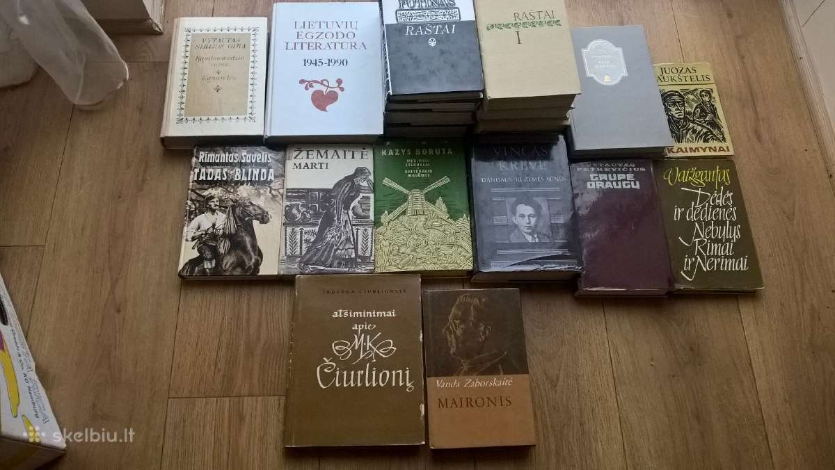 Lietuvos rašytojų knygos iki 1990 - nuotraukos Nr. 2