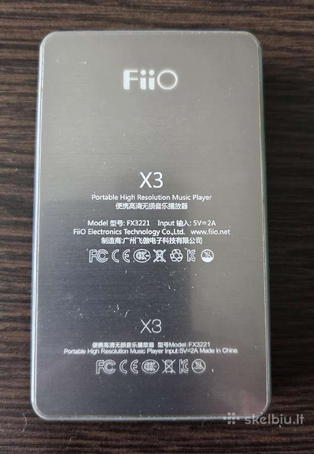 Fiio X3 II (2nd Gen) Mp3 grotuvas - nuotraukos Nr. 4