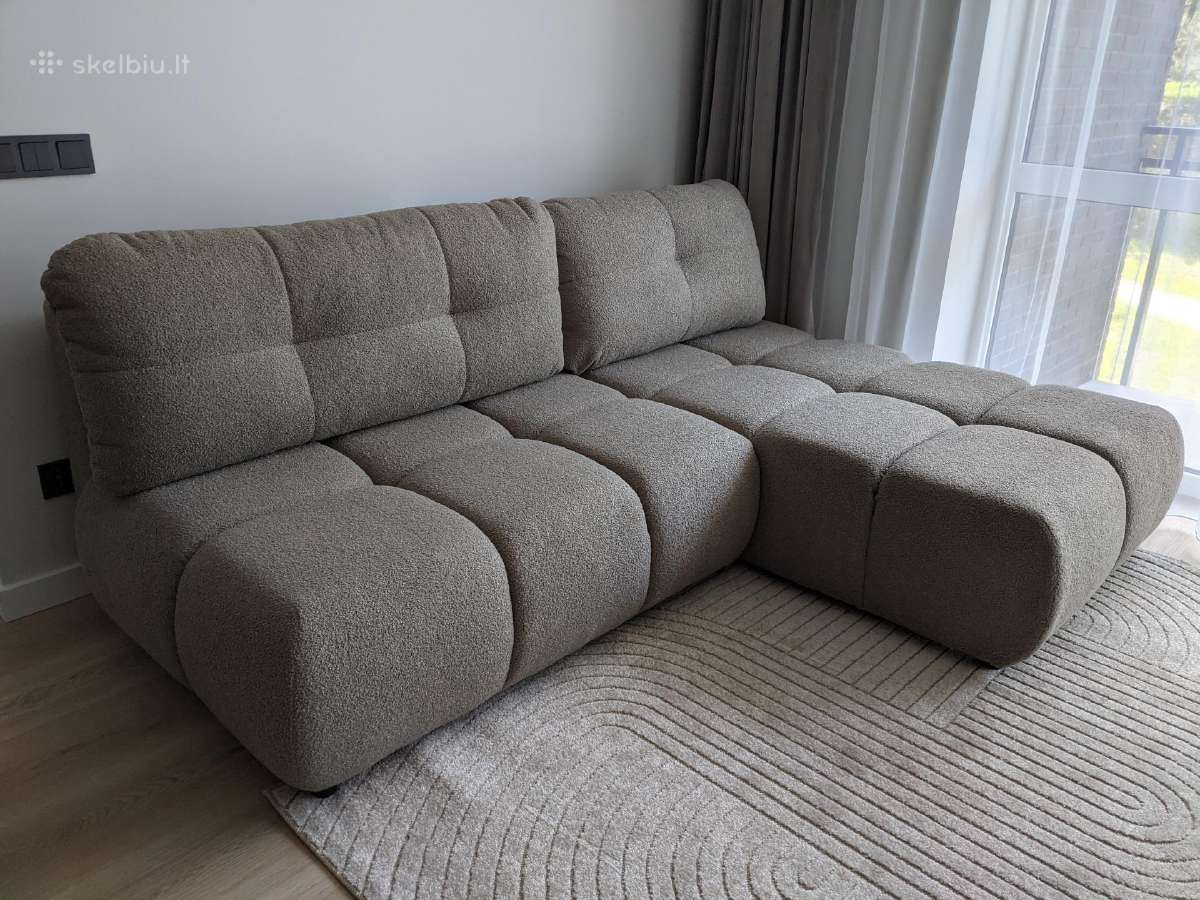 Milo minkštas kampas/sofa