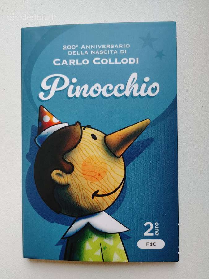 2026 Italija - Pinokio - 2 eurai (bu)