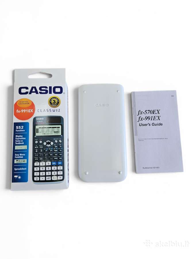 Casio fx-991ex classwix mokyklinis skaičiuotuvas