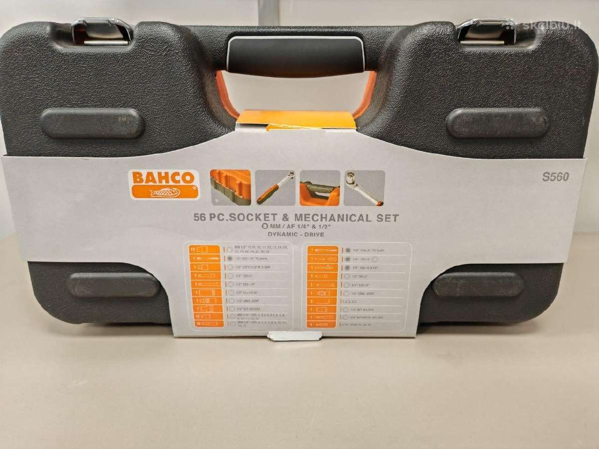 Įrankių rinkinys Bahco S560 - nuotraukos Nr. 2