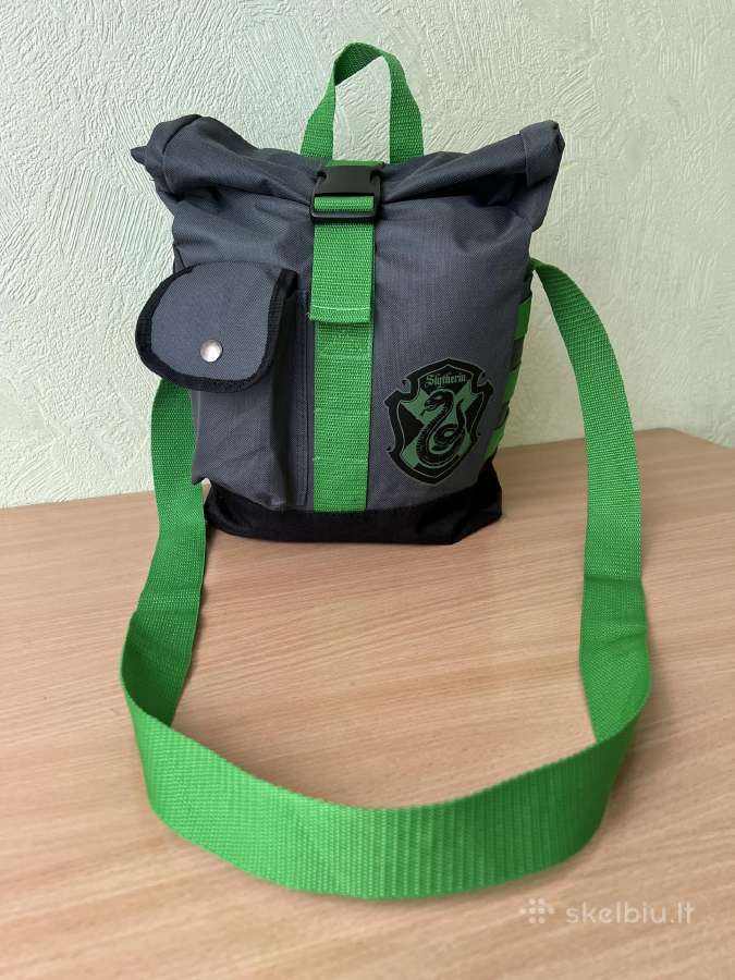Harry Potter Slytherin Messenger krepšys per petį
