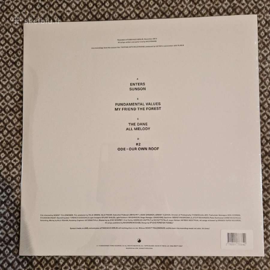 Nils Frahm – Tripping With Nils Frahm / Vinyl 2lp - nuotraukos Nr. 2