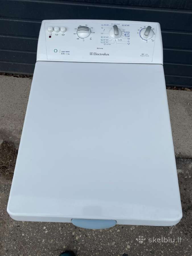 Skalbykle electrolux kraunama is virsaus