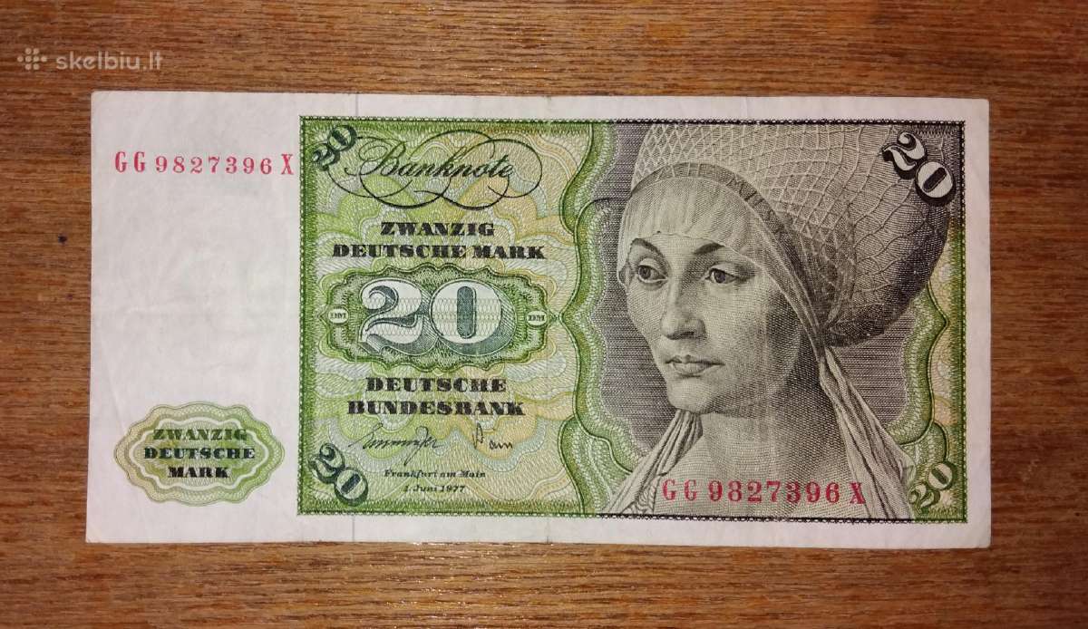 Vokietijos 20 markių banknotas