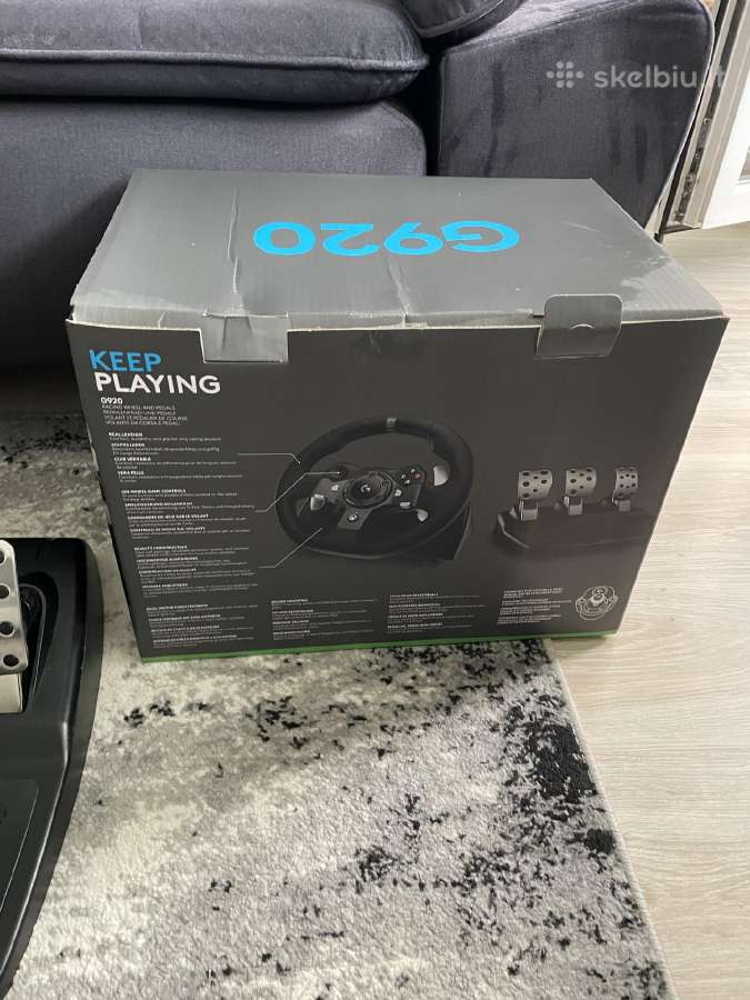 Žaidimo vairas logitech G920 - nuotraukos Nr. 4