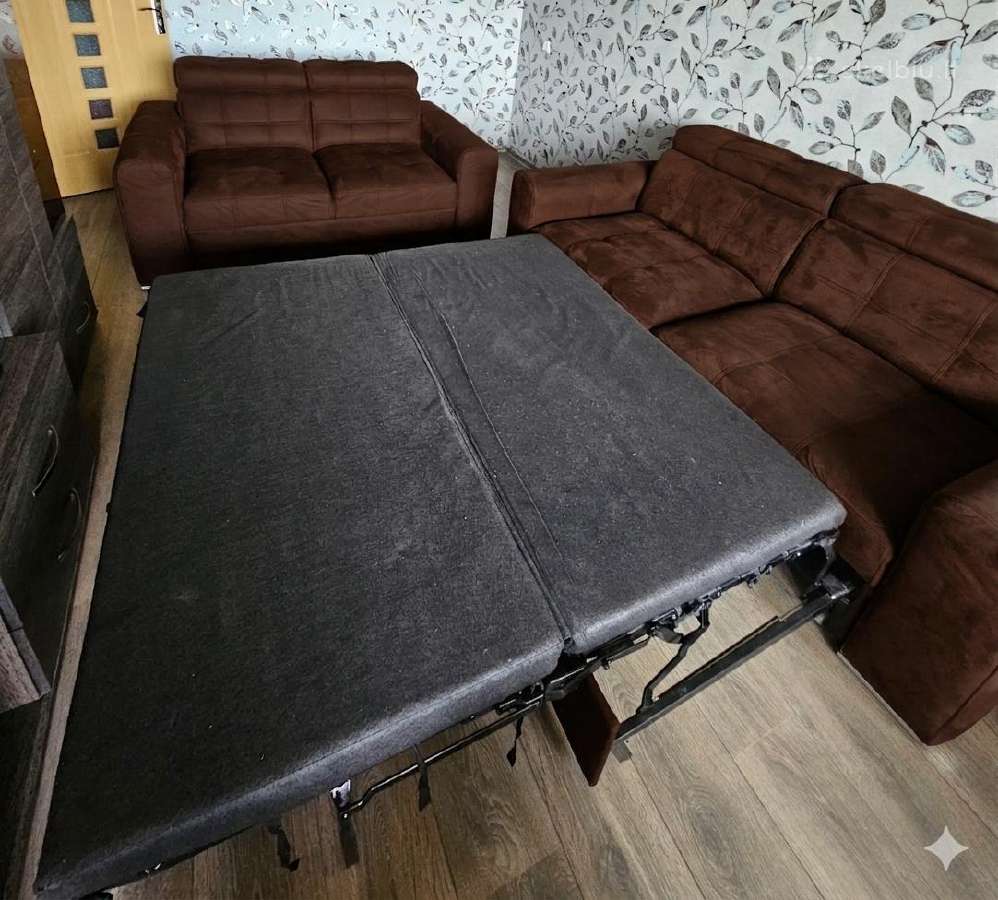 Labai geros būklės 2 sofos, iš jų 1 miegama - nuotraukos Nr. 3