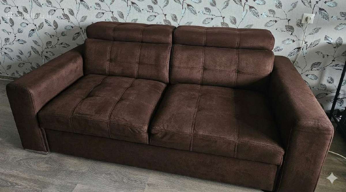 Labai geros būklės 2 sofos, iš jų 1 miegama - nuotraukos Nr. 4