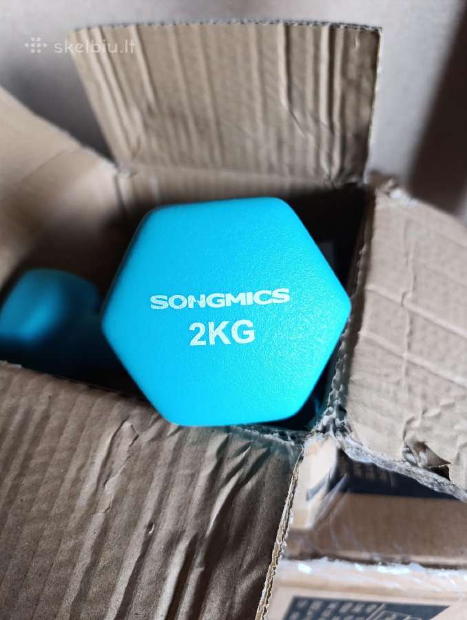 Hanteliai 2 po 15kg komplektas - nuotraukos Nr. 5