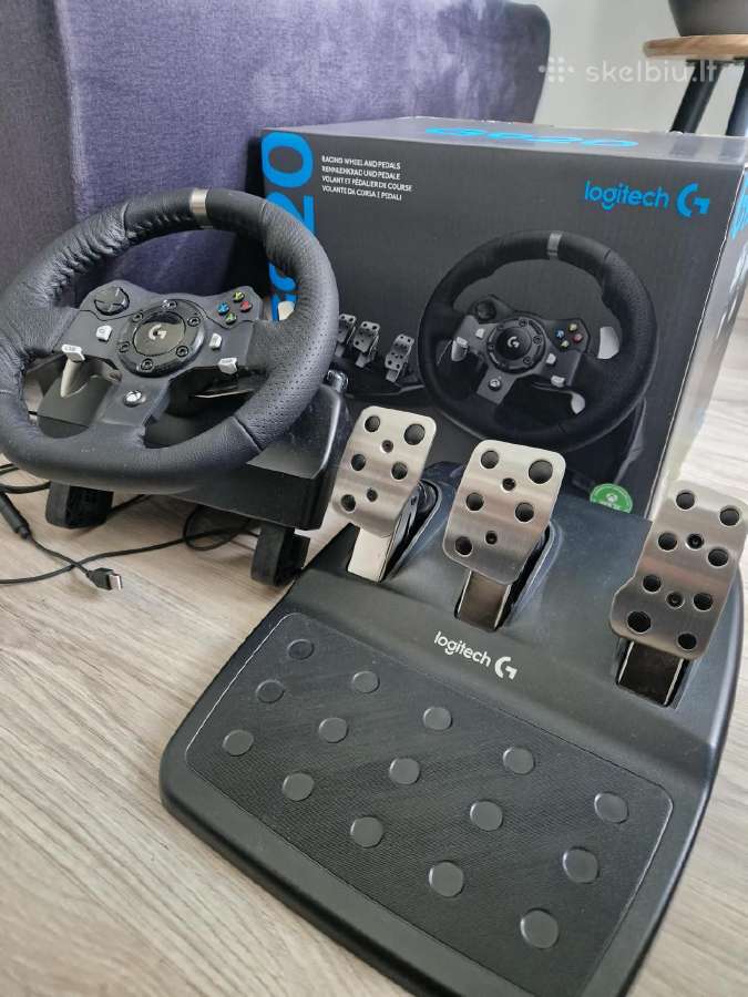 Žaidimu vairas Logitech G920