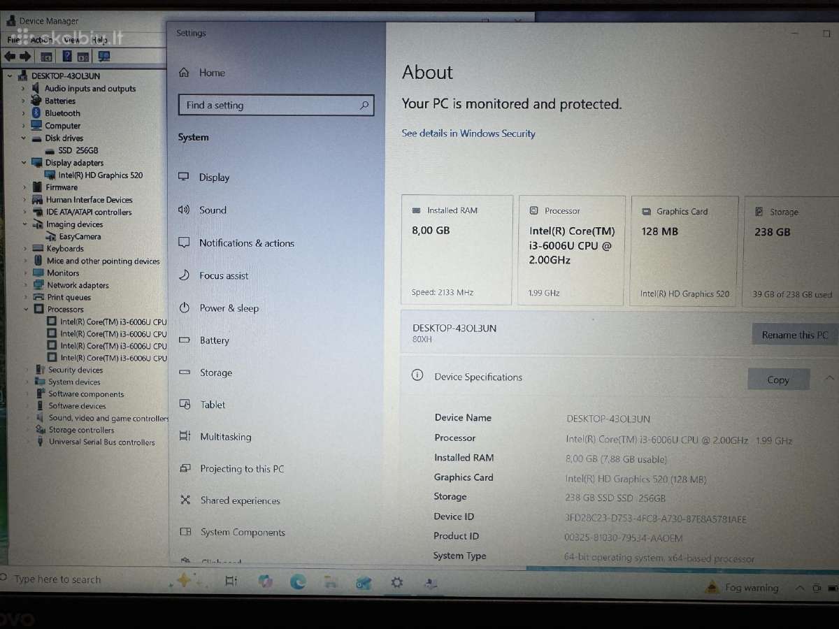 Lenovo Ideapad 320-15 - nuotraukos Nr. 4