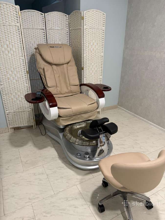 Spa pedikiūro kėdė su masažo funkcija
