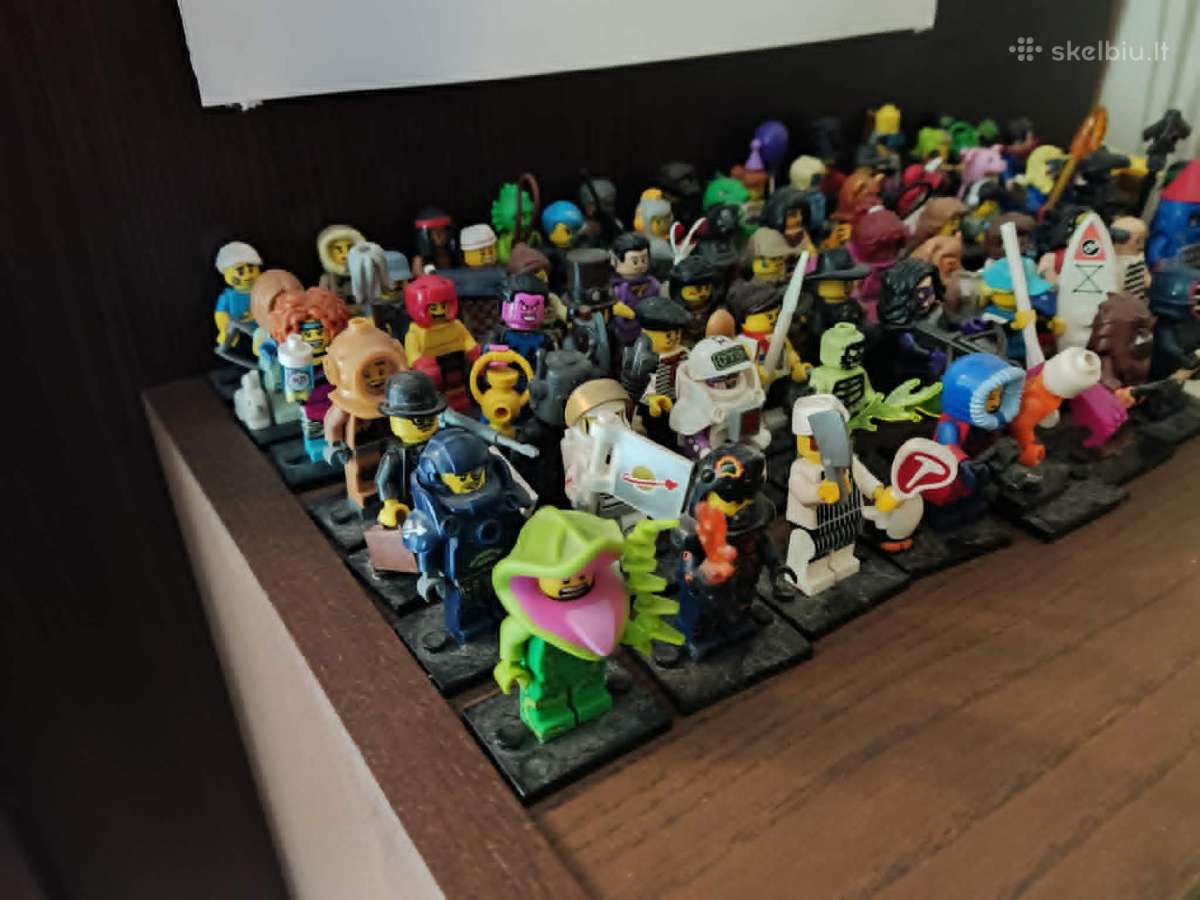 69 Lego Minifigures kolekcinės figūrėlės