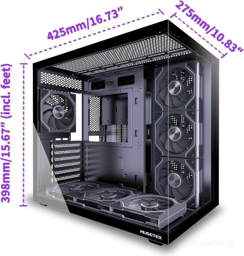 Musetex ar Msi Mpg Gungnir 300p Airflow 7 vent. - nuotraukos Nr. 2