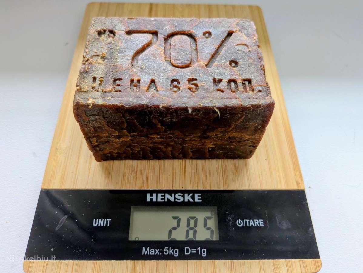 Tarybinių laiku ūkiškas muilas