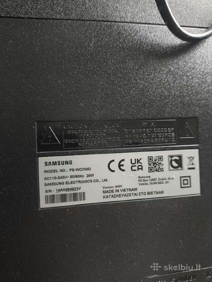 Samsung Hw-q700 subas Pswq 700 sistema su subu.