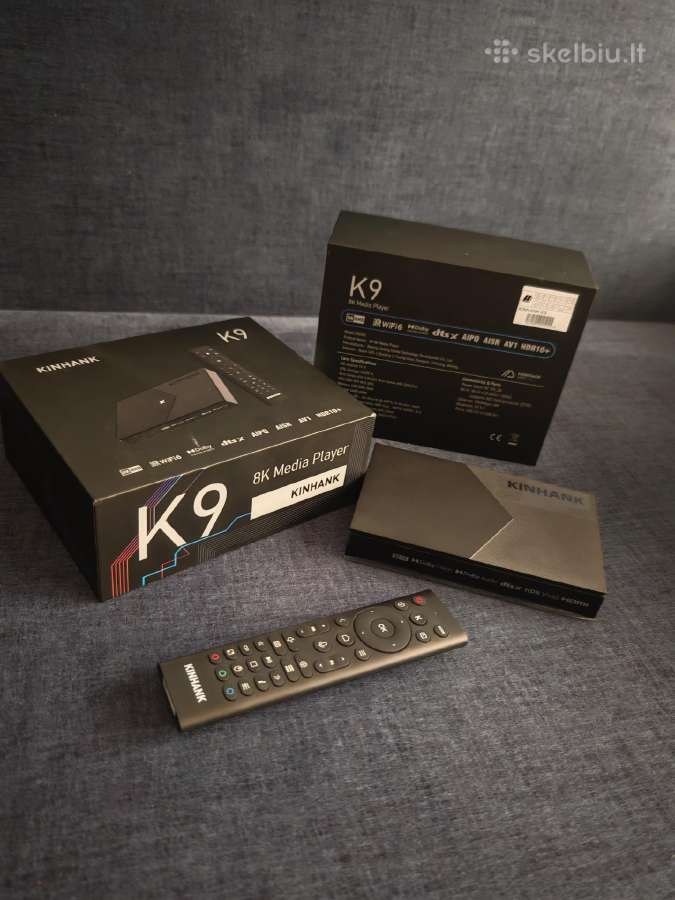 Kinhank k9 8k Android TV priedėlis