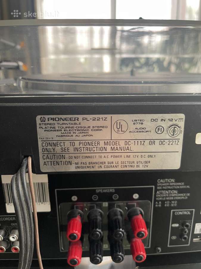 Pioneer vinilo grotuvas - nuotraukos Nr. 6