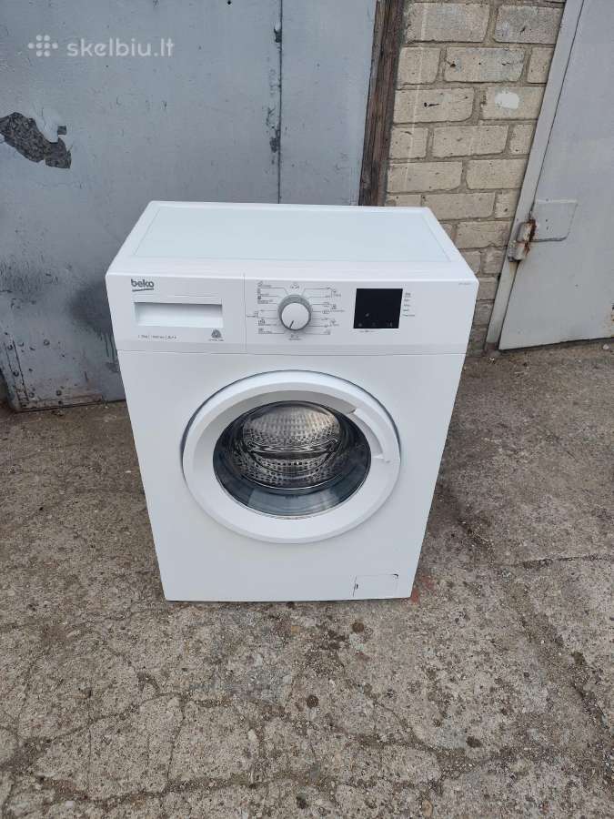Siaura skalbimo mašina Beko 5kg., 42cm.