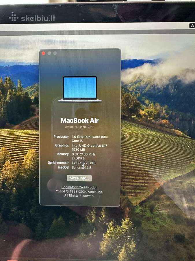 Macbookair 13" - nuotraukos Nr. 2