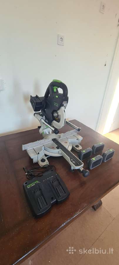 Festool pjūklas geras + 5,0a.h - 2vnt - nuotraukos Nr. 2