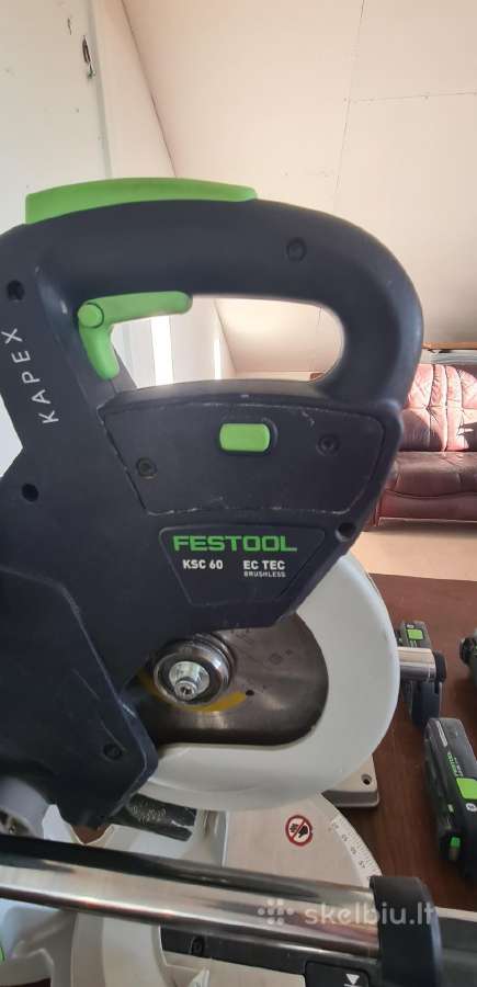 Festool pjūklas geras + 5,0a.h - 2vnt - nuotraukos Nr. 3