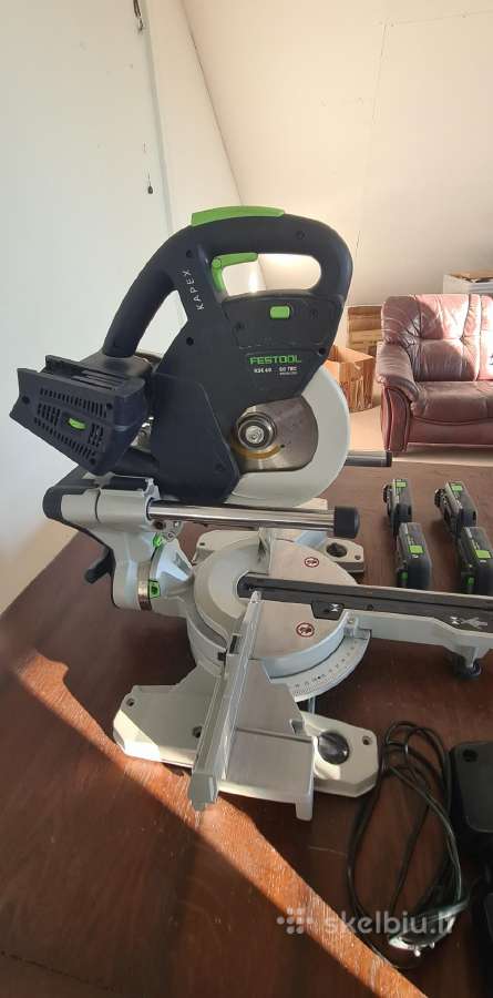Festool pjūklas geras + 5,0a.h - 2vnt - nuotraukos Nr. 4