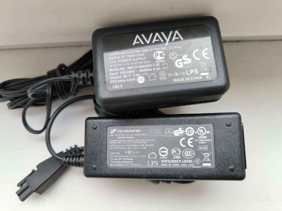 Maitinimo blokai 12v 3a ir 5v 2a - nuotraukos Nr. 2