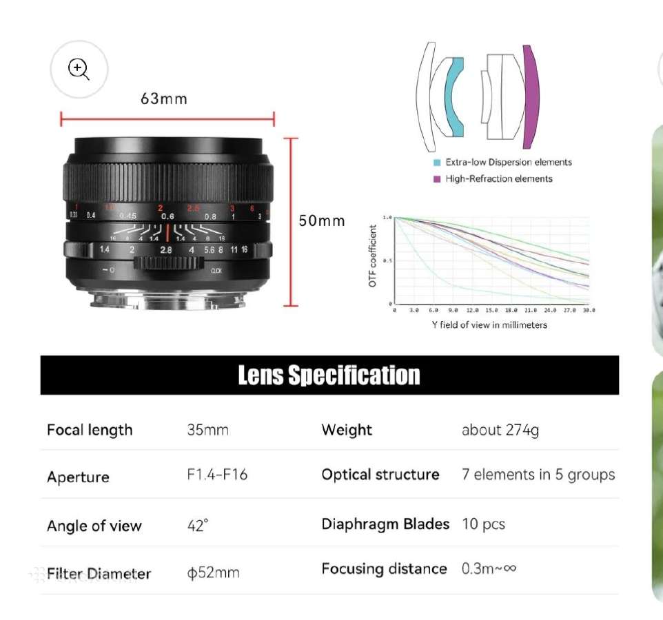 7artisans 35mm f1.4 MkIII (full frame) canon R - nuotraukos Nr. 3
