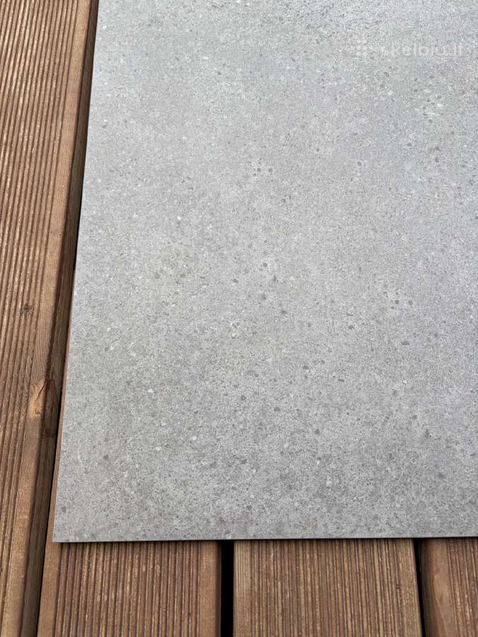 Akmens masės 60x60 pilkos plytelės. Viso 3,6 m2 - nuotraukos Nr. 2