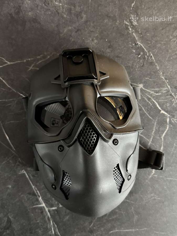 Šratasvaidžio kaukė veido apsauga airsoft