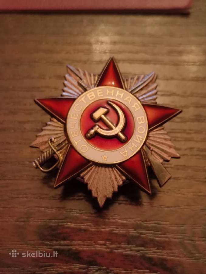 CcCCCP Ordinas Slava 3 Laipsnio. Lietuvis Apdovano - nuotraukos Nr. 10
