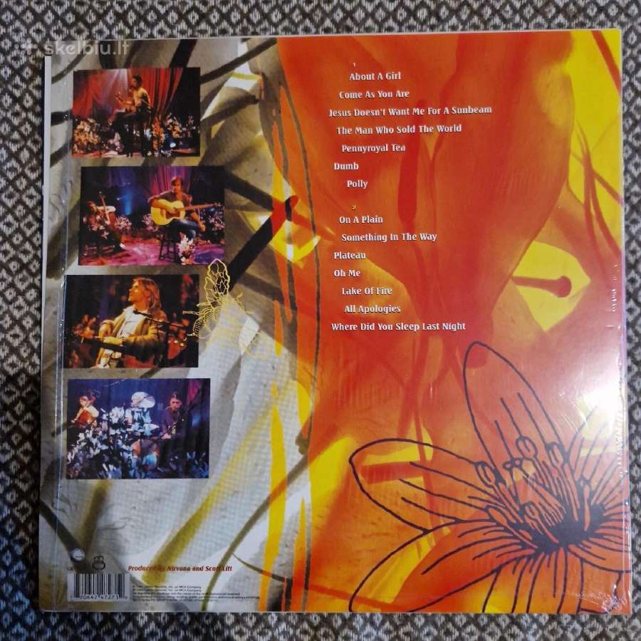 Nirvana – Mtv Unplugged In New York / Vinyl Lp (2 - nuotraukos Nr. 2