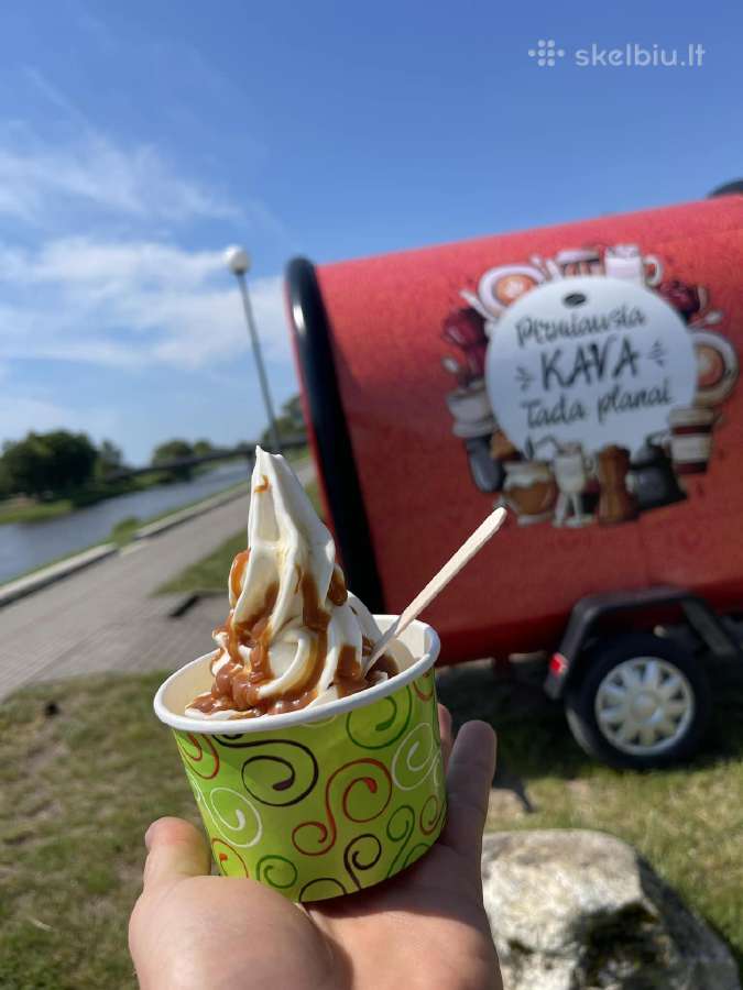 Priekabele food truck priekaba maisto vagonelis - nuotraukos Nr. 4