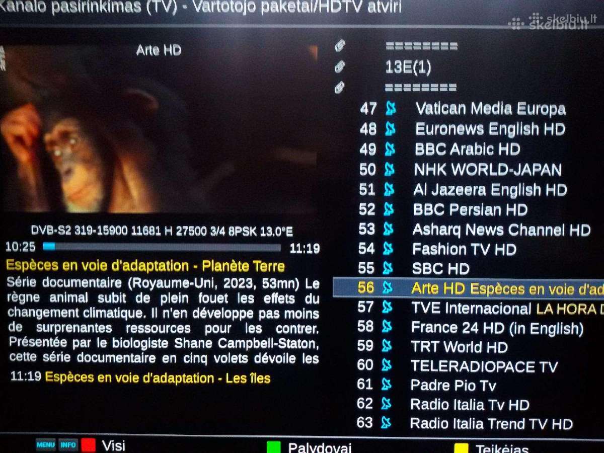 Sumontuosiu palydovinės ir vietinės TV kompl. - nuotraukos Nr. 3