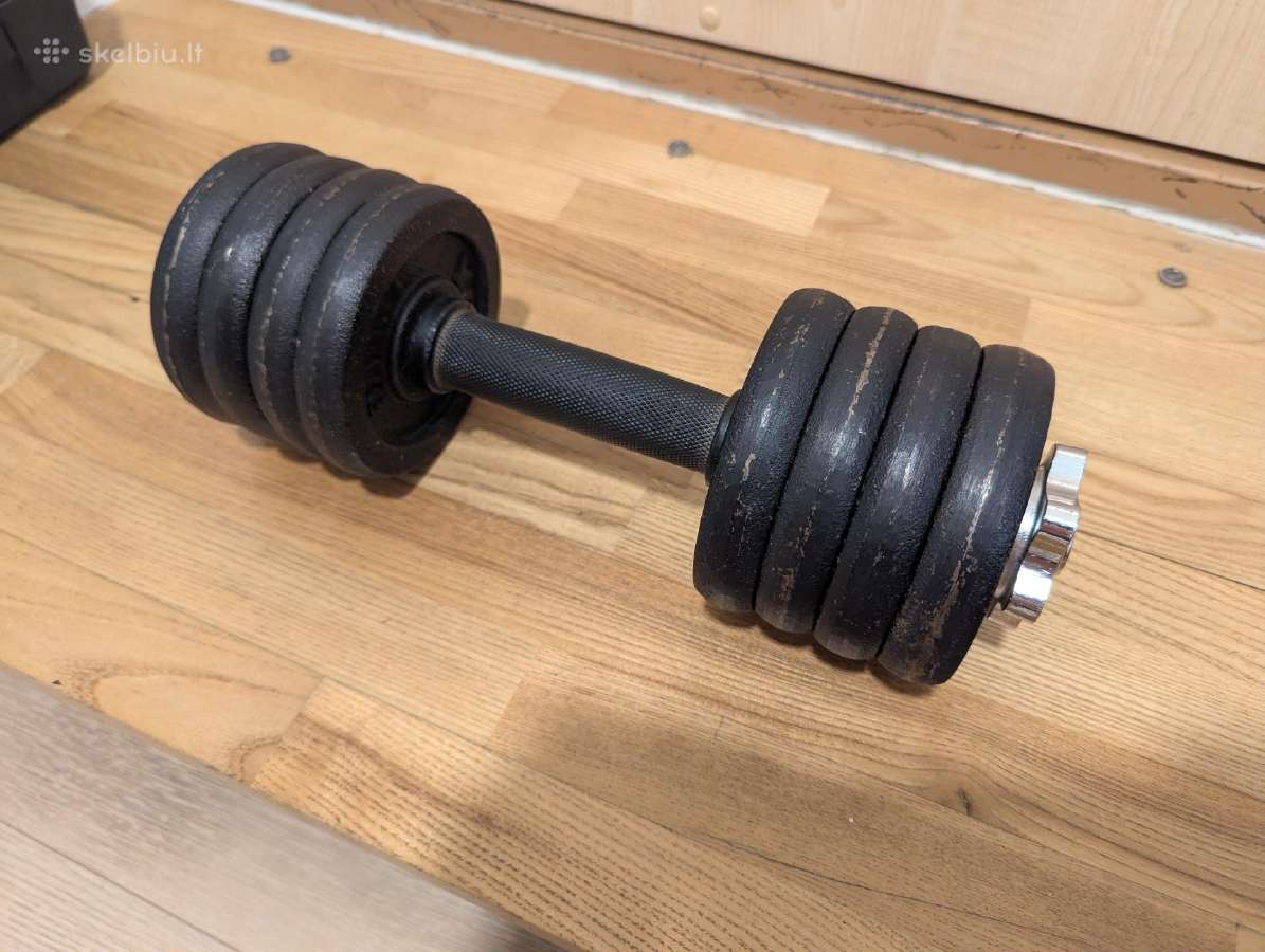 12.5kg reguliuojamas hantelis