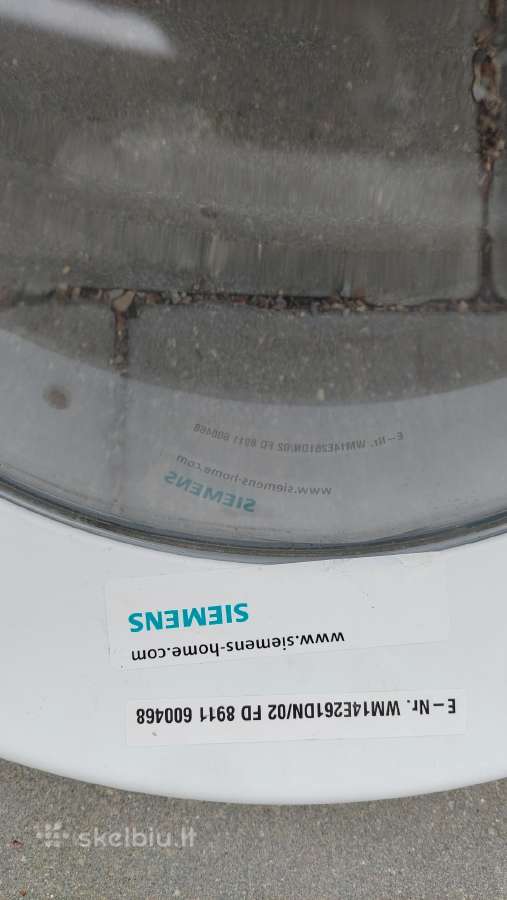 Siemens skalbyklės durelės - nuotraukos Nr. 2