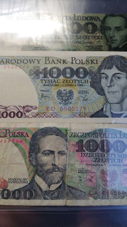 Bankinio stovio Lenku banknotu kolekcija kaina 50 - nuotraukos Nr. 3