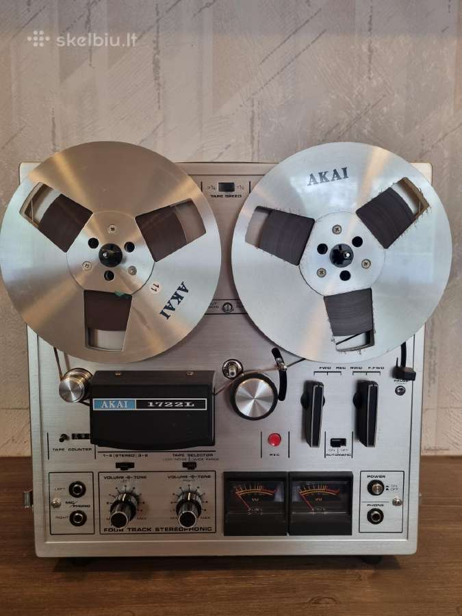 Juostinis magnetofonas Akai 1722l