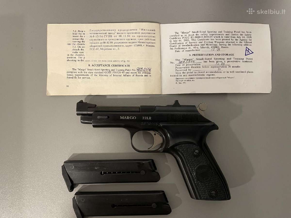 Margo 22lr pistoletas