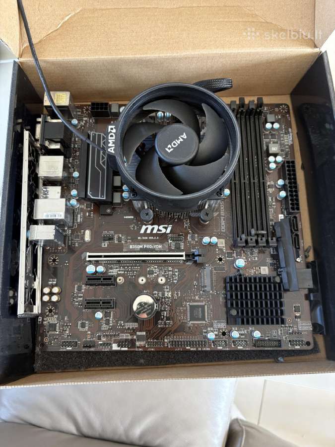 Motininė plokštė Msi 350m Pro-vdh su aušintuvu