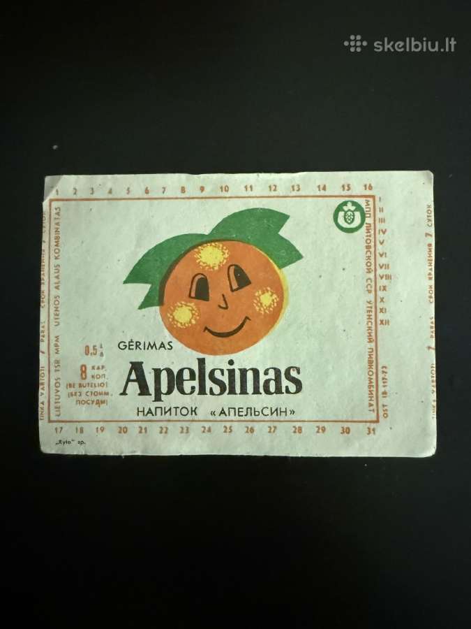 Butelių etiketės. Senos. Alaus. Limonado. - nuotraukos Nr. 5