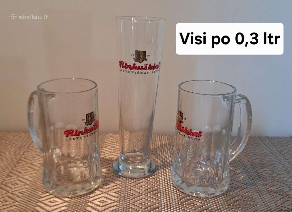 Įvairūs alaus bokalai - nuotraukos Nr. 10